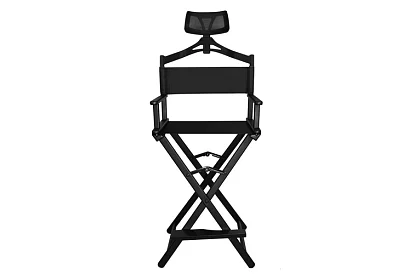 Scaun cosmetic din aluminiu cu suport pentru cap