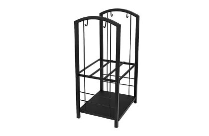 Suport pentru lemne de foc pentru șemineu cu accesorii PK011