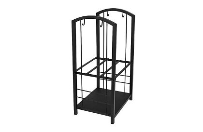 Suport pentru lemne de foc pentru șemineu cu accesorii PK011