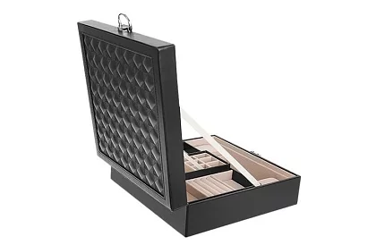 Cutie de bijuterii cu cheie BEAUTYLUSHH – Negru