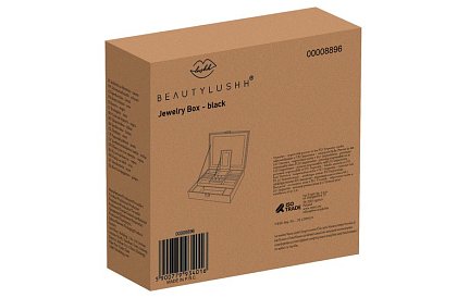 Cutie de bijuterii cu cheie BEAUTYLUSHH – Negru