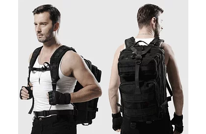 Rucsac tactic militar XL TRIZAND negru – 35 l