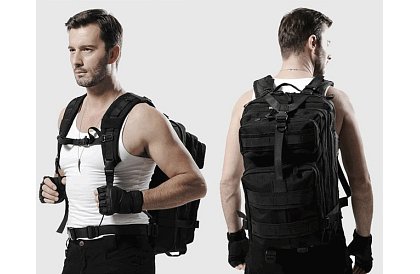 Rucsac tactic militar XL TRIZAND negru – 35 l