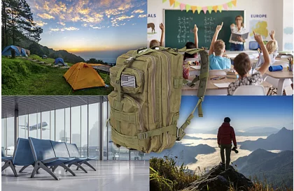 Rucsac militar tactic XL TRIZAND verde – 35 l