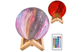 Lampa de noapte lunară – 16 culori + telecomandă