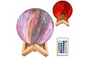 Lampa de noapte lunară – 16 culori + telecomandă
