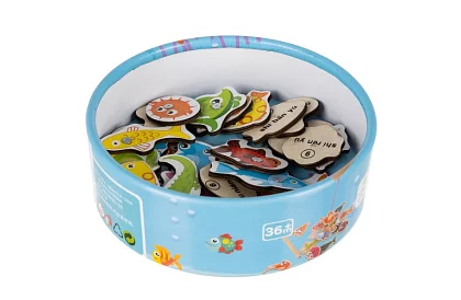 Jocul de pescuit – vânătoare cu magnet - 25 de piese