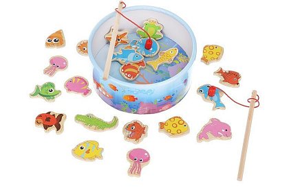 Jocul de pescuit – vânătoare cu magnet - 25 de piese