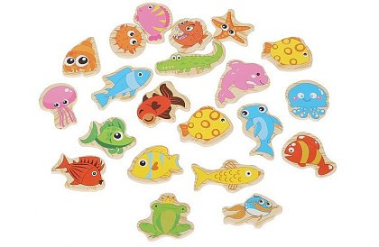 Jocul de pescuit – vânătoare cu magnet - 25 de piese