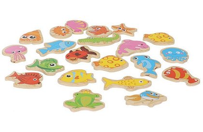 Jocul de pescuit – vânătoare cu magnet - 25 de piese