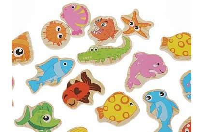 Jocul de pescuit – vânătoare cu magnet - 25 de piese