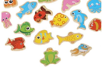 Jocul de pescuit – vânătoare cu magnet - 25 de piese