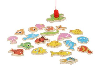 Jocul de pescuit – vânătoare cu magnet - 25 de piese
