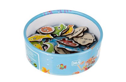 Jocul de pescuit – vânătoare cu magnet - 25 de piese