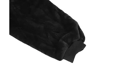 Oversize hanorac cald – negru