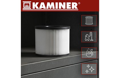 Filtru HEPA pentru aspiratoare de cenușă Kaminer – 20L / 18L / 15L / 10L