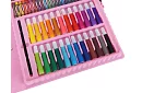 Set de pictură artistică în valiză – 168 de piese, roz