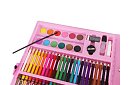 Set de pictură artistică în valiză – 168 de piese, roz
