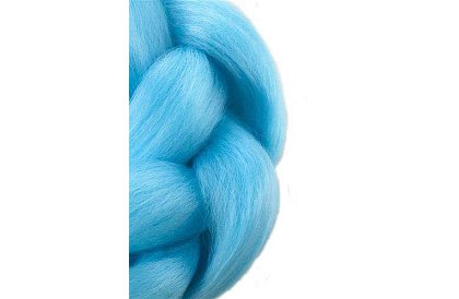 Părul împletit ombre sintetic - albastru