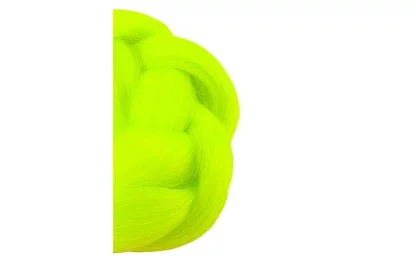 Păr sintetic ombre împletit - neon