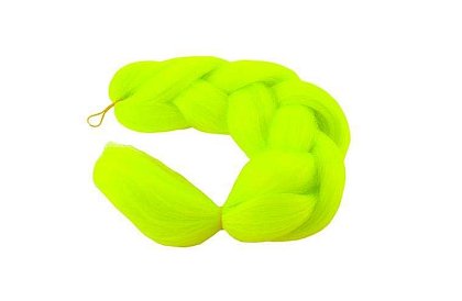 Păr sintetic ombre împletit - neon