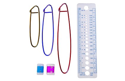 Set de croșetat – set creativ de 50 de piese în husă