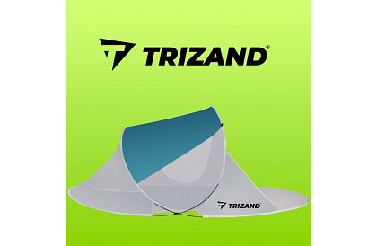 Cort de plajă 220x120x90 cm – gri-albastru