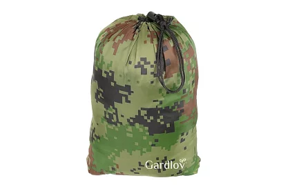 Rețeaua de hamac turistic Santiago Army 260x140 cm cu plasă împotriva țânțarilor