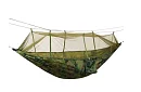 Rețeaua de hamac turistic Santiago Army 260x140 cm cu plasă împotriva țânțarilor