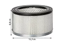 Filtru HEPA rezistent la căldură pentru aspiratorul de cenușă