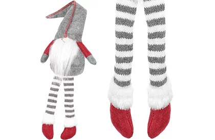 Gnomul șezând – elf gri 50 cm