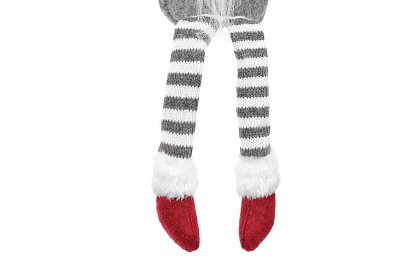 Gnomul șezând – elf gri 50 cm