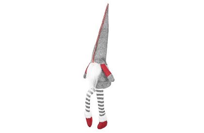 Gnomul șezând – elf gri 50 cm