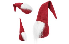 Gnom în picioare – elf roșu 30 cm