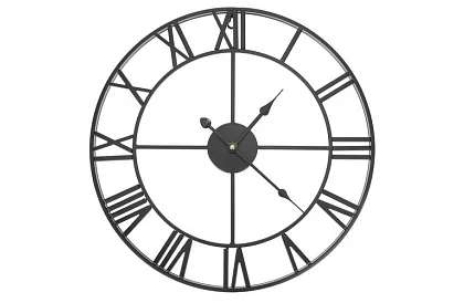 Ceas de perete retro - negru