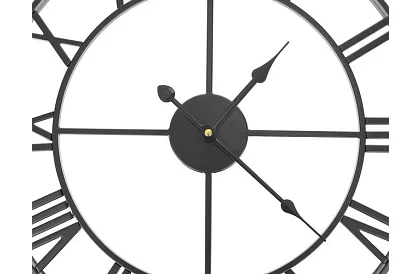 Ceas de perete retro - negru