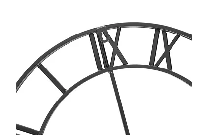 Ceas de perete retro - negru