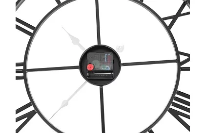 Ceas de perete retro - negru