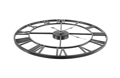 Ceas de perete retro - negru