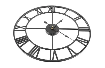 Ceas de perete retro - negru