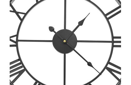 Ceas de perete retro - negru