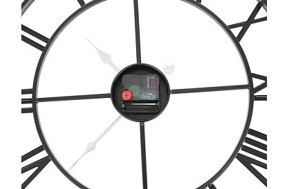 Ceas de perete retro - negru