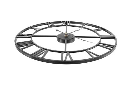 Ceas de perete retro - negru