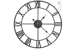 Ceas de perete retro - negru