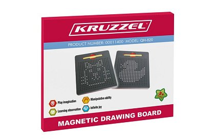 Tablă + bile magnetice + stilou cu magnet