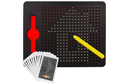 Tablă + bile magnetice + stilou cu magnet