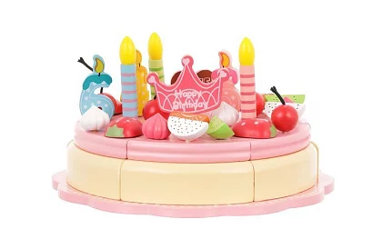 Tort de naștere din lemn – set creativ