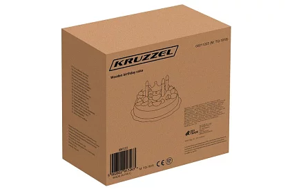 Tort de naștere din lemn – set creativ