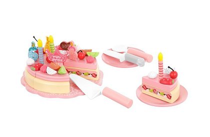 Tort de naștere din lemn – set creativ