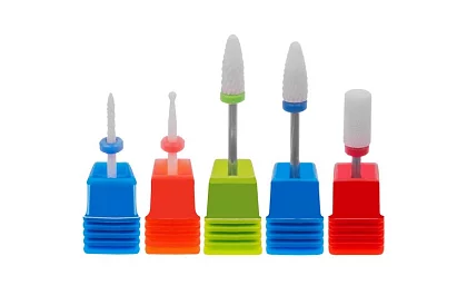 Set de 5 de piloni ceramici de șlefuit - freze